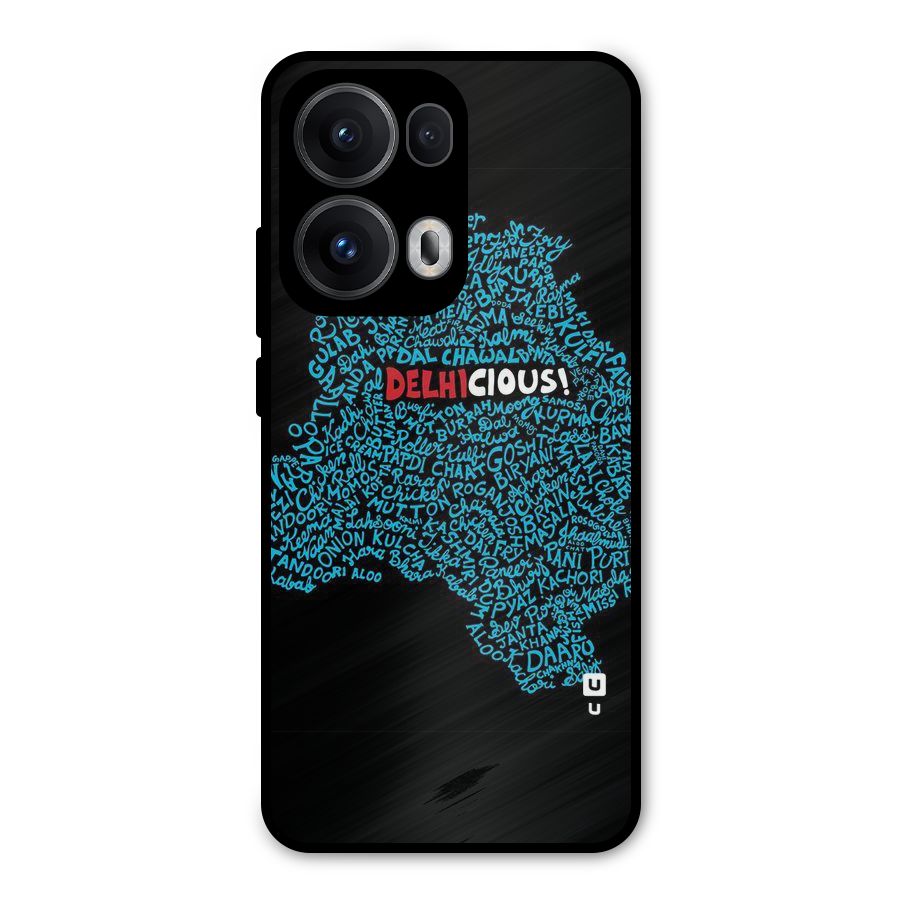 Delhicious Metal Back Case for Oppo Reno13 Pro