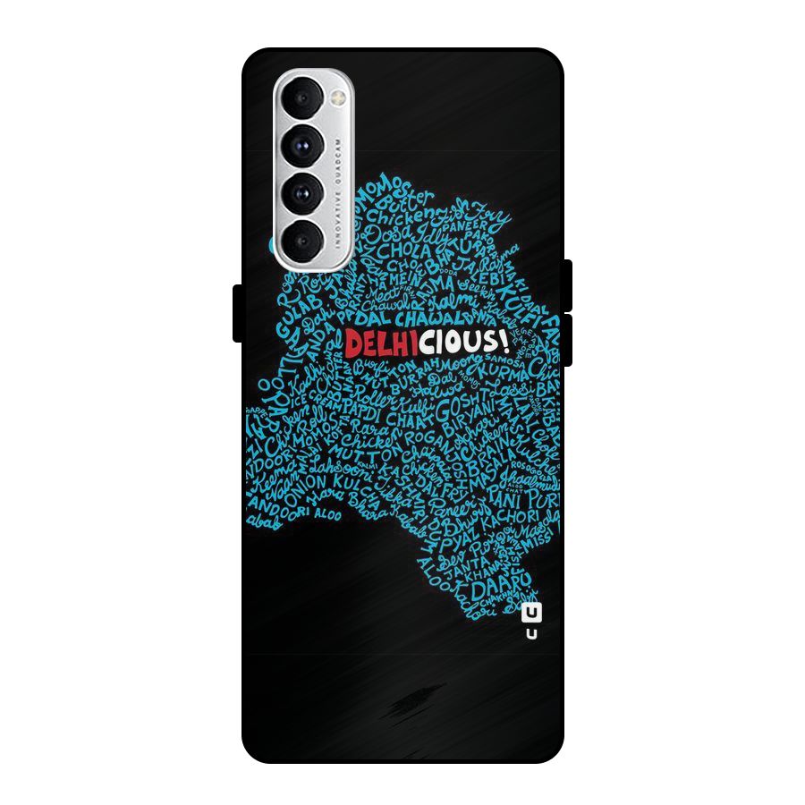 Delhicious Metal Back Case for Oppo Reno4 Pro