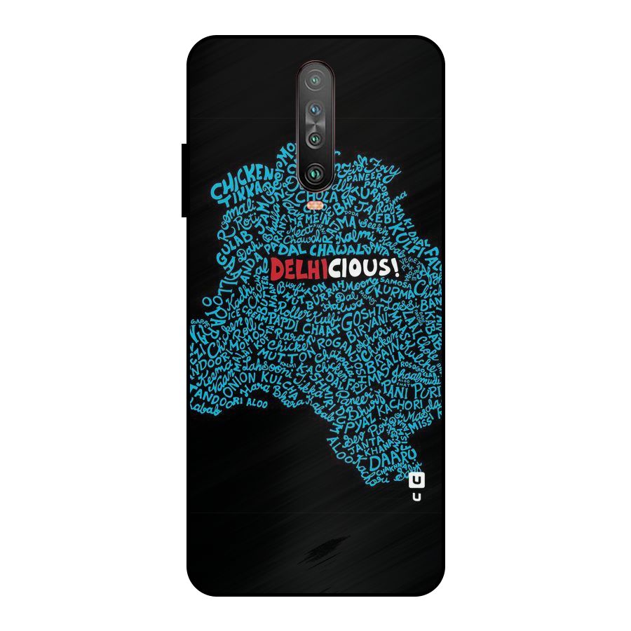 Delhicious Metal Back Case for Poco X2