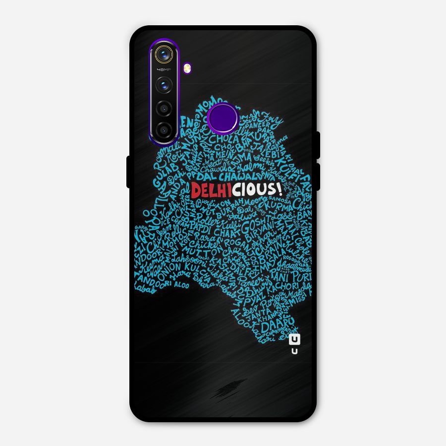 Delhicious Metal Back Case for Realme 5 Pro