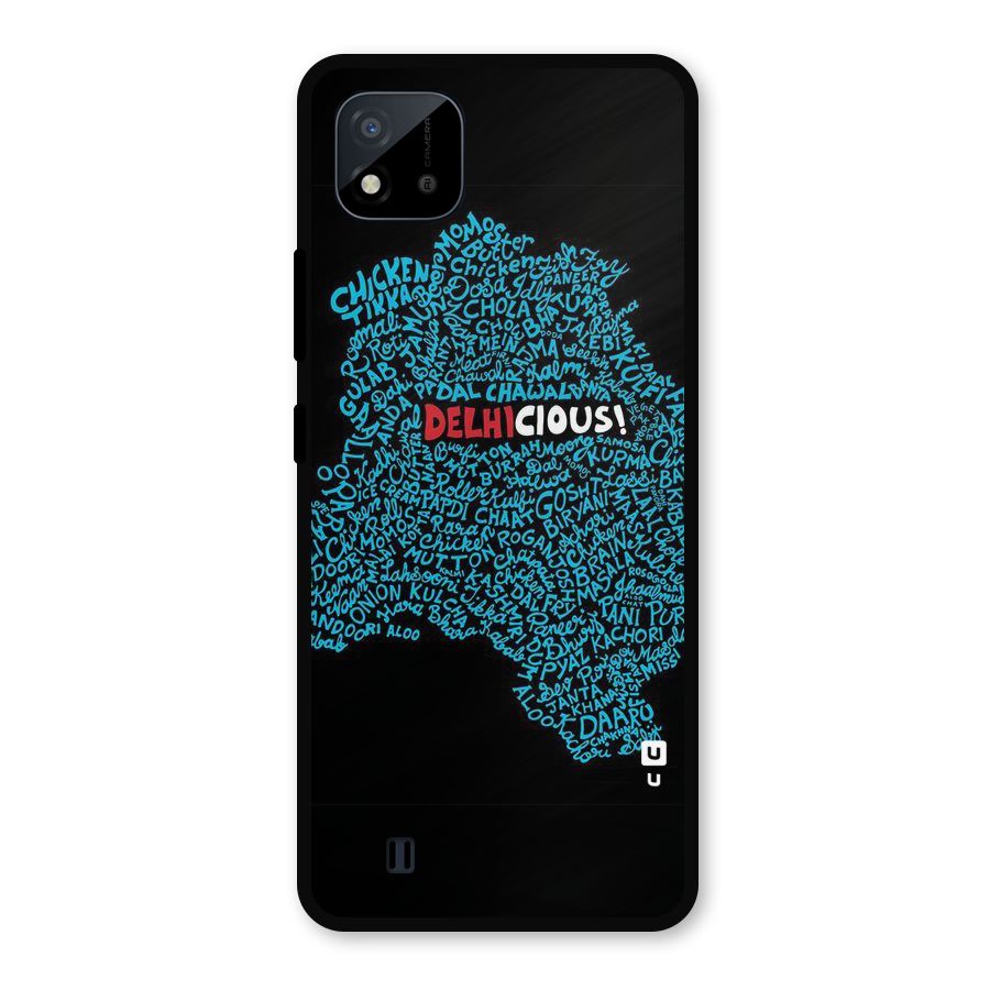 Delhicious Metal Back Case for Realme C11 2021