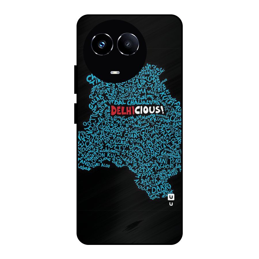 Delhicious Metal Back Case for Realme Narzo 60X