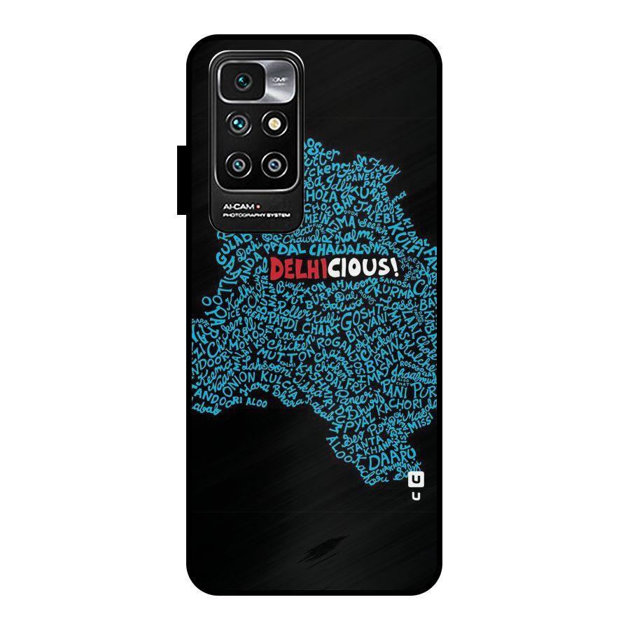 Delhicious Metal Back Case for Redmi 10 Prime