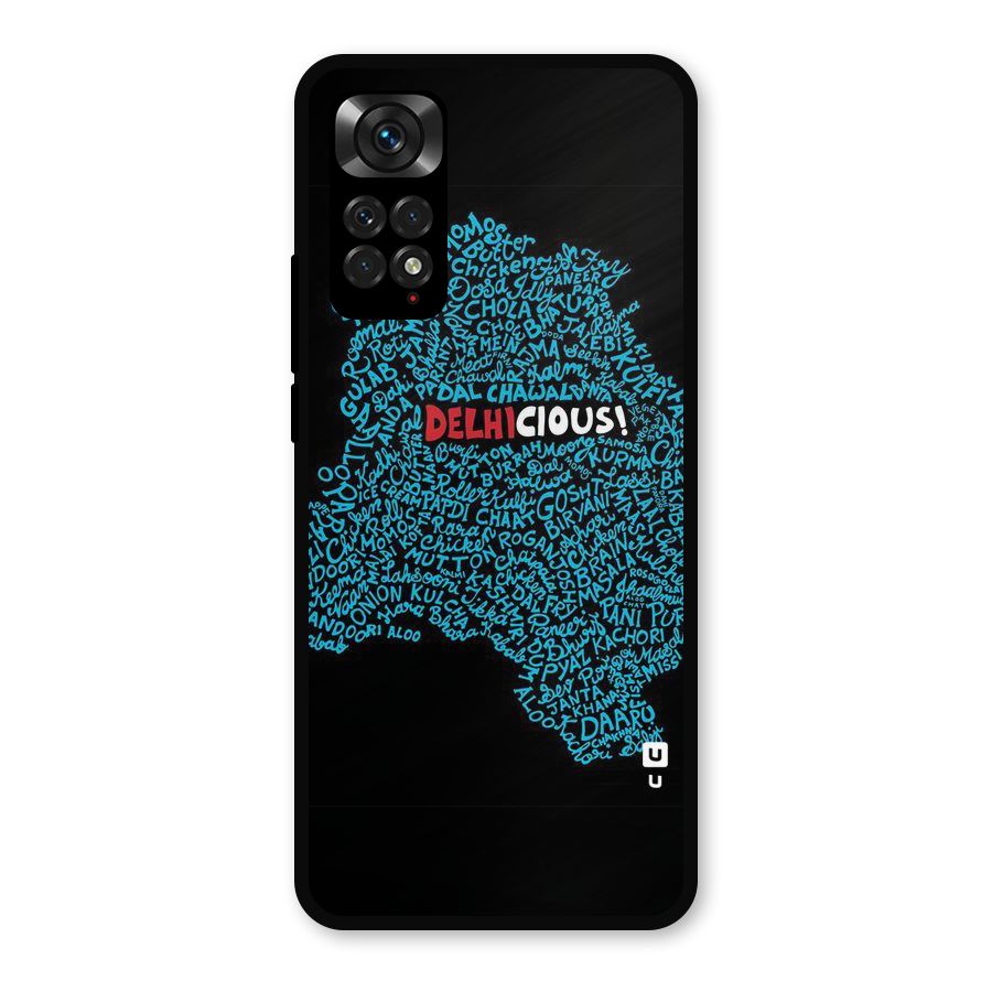 Delhicious Metal Back Case for Redmi Note 11