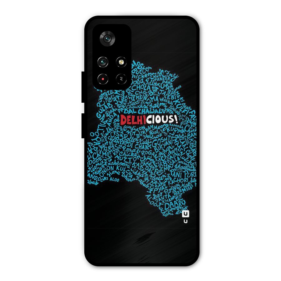 Delhicious Metal Back Case for Redmi Note 11T 5G