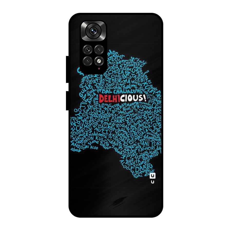Delhicious Metal Back Case for Redmi Note 11 Pro