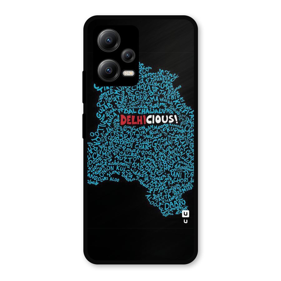 Delhicious Metal Back Case for Redmi Note 12 5G