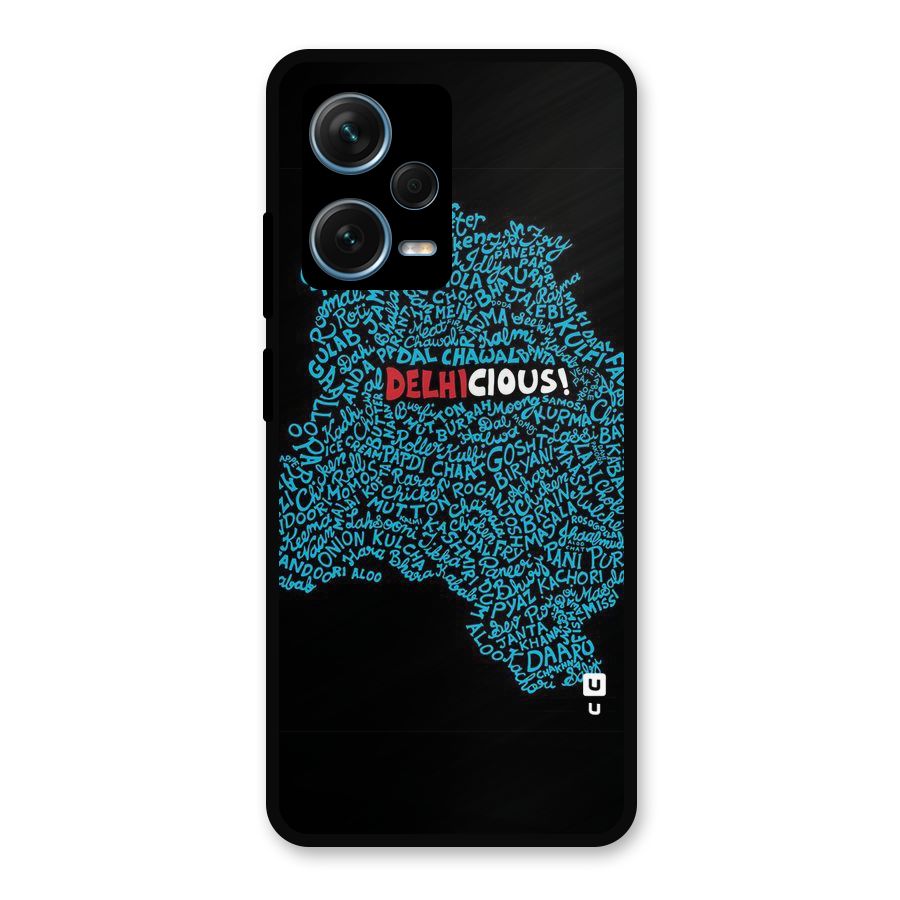 Delhicious Metal Back Case for Redmi Note 12 Pro Plus 5G