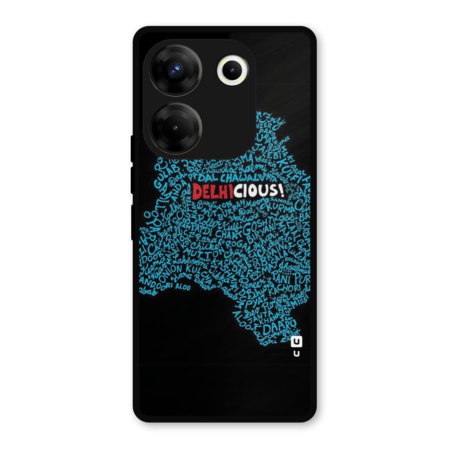 Delhicious Metal Back Case for Tecno Camon 20