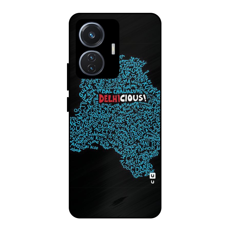 Delhicious Metal Back Case for Vivo T1 44W