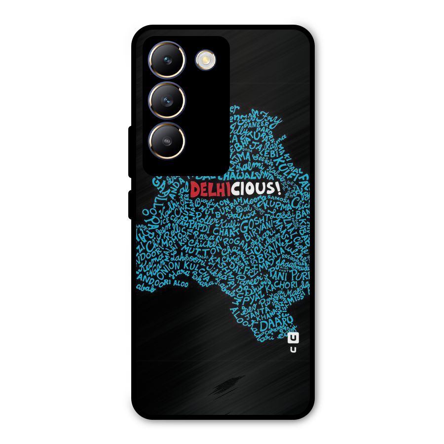 Delhicious Metal Back Case for Vivo T3 5G