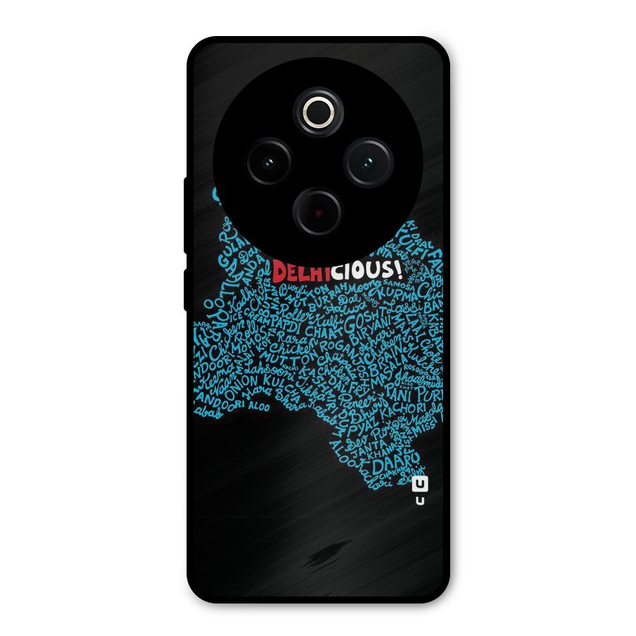 Delhicious Metal Back Case for Vivo T4