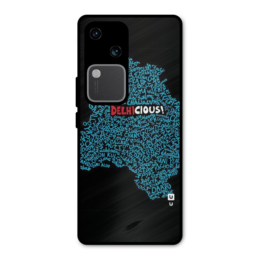 Delhicious Metal Back Case for Vivo V30