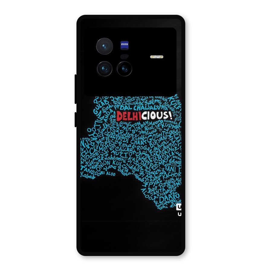 Delhicious Metal Back Case for Vivo X80