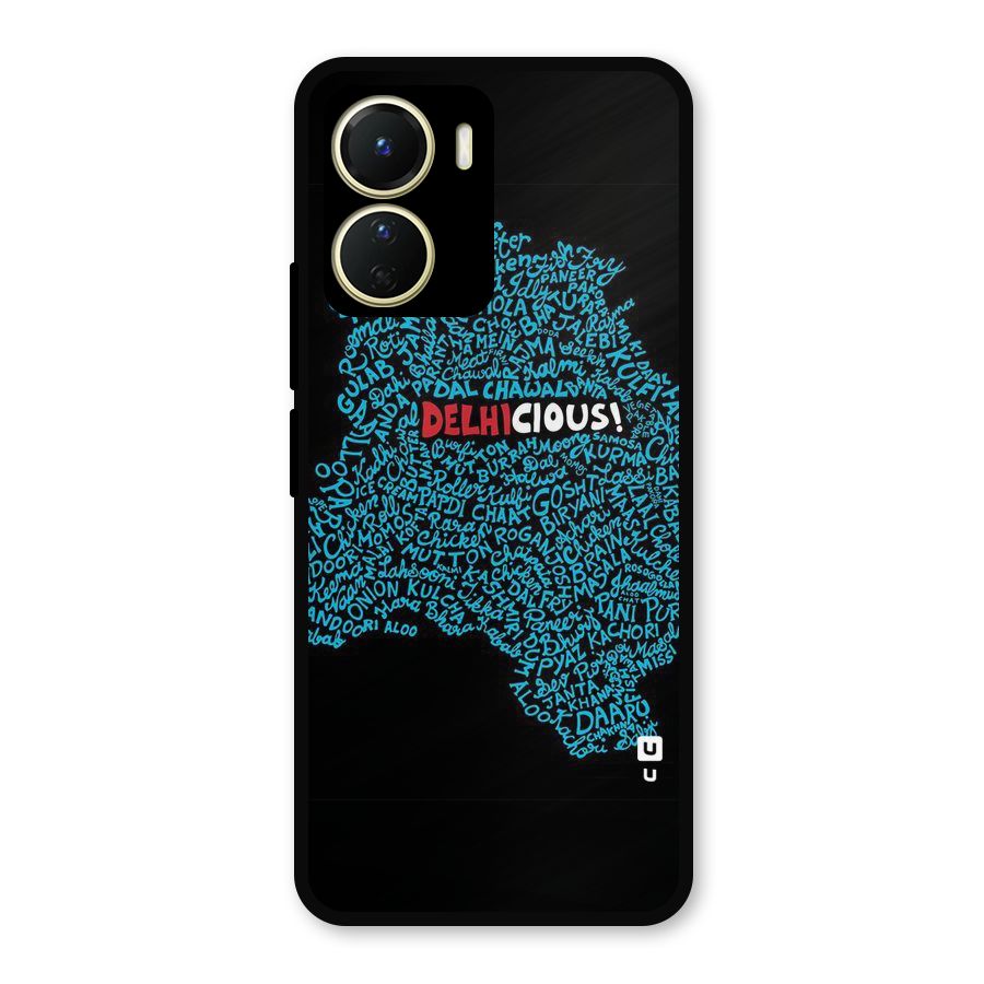 Delhicious Metal Back Case for Vivo Y16