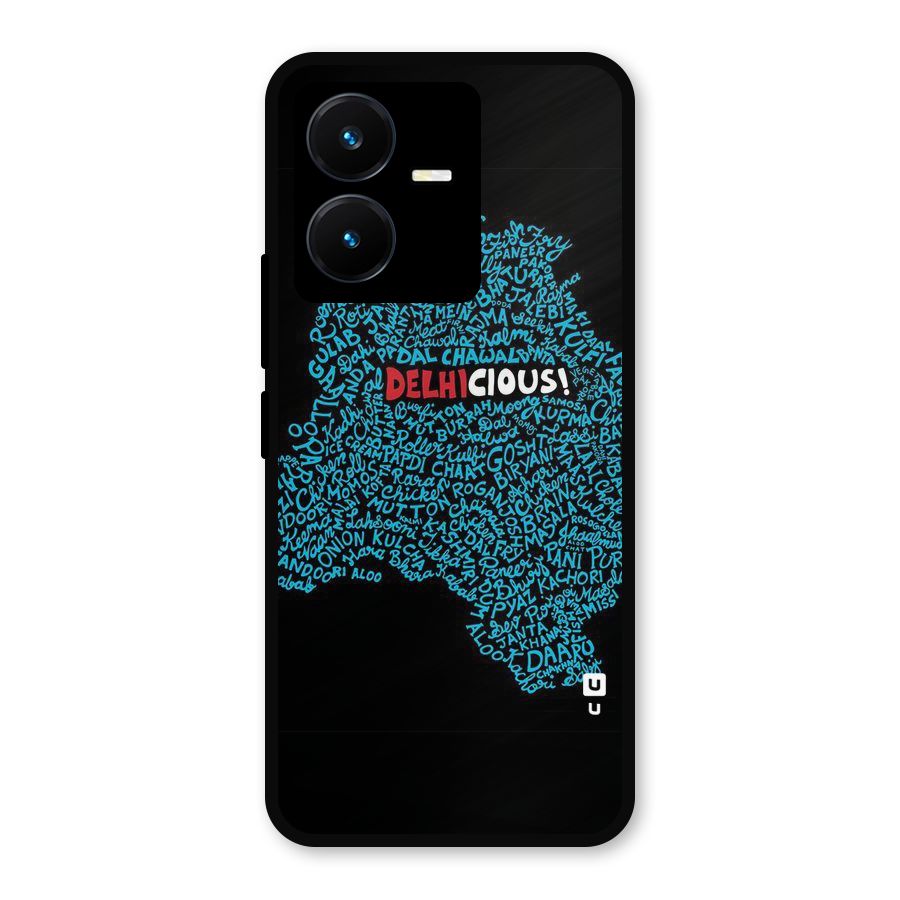 Delhicious Metal Back Case for Vivo Y22