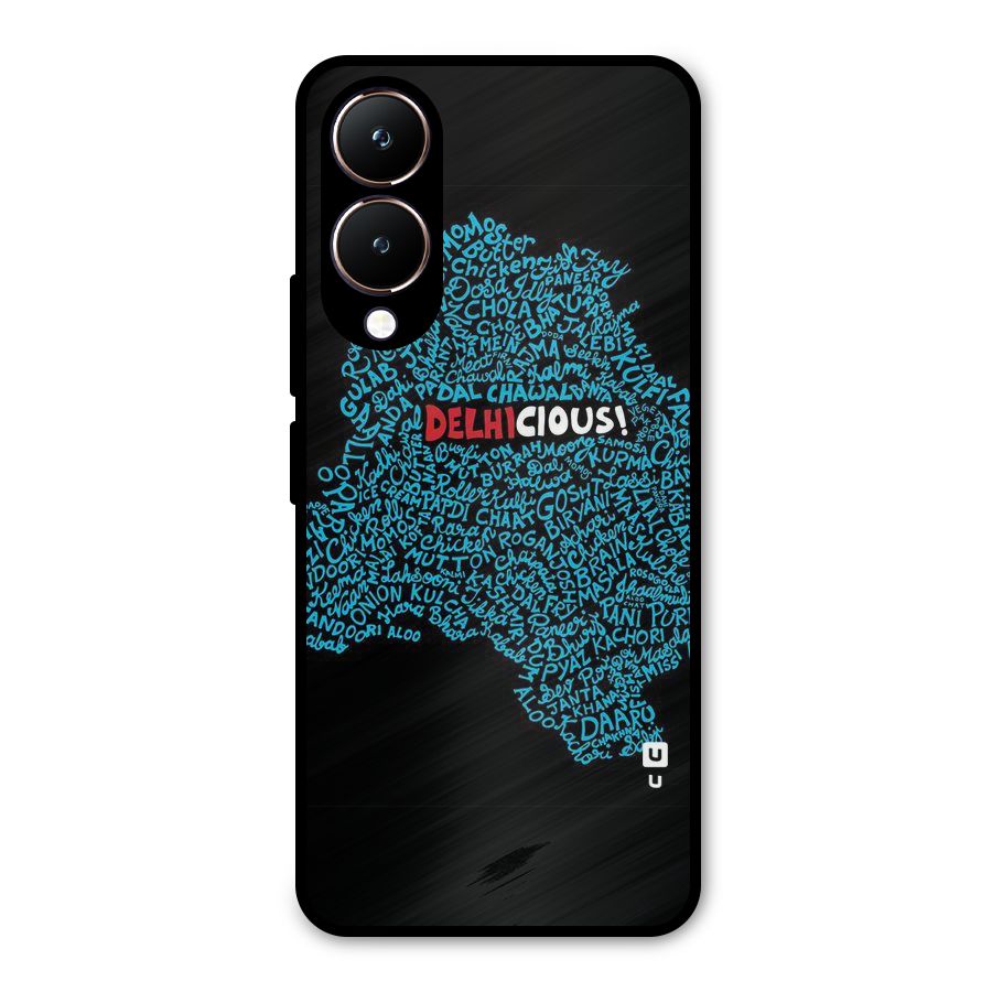 Delhicious Metal Back Case for Vivo Y28