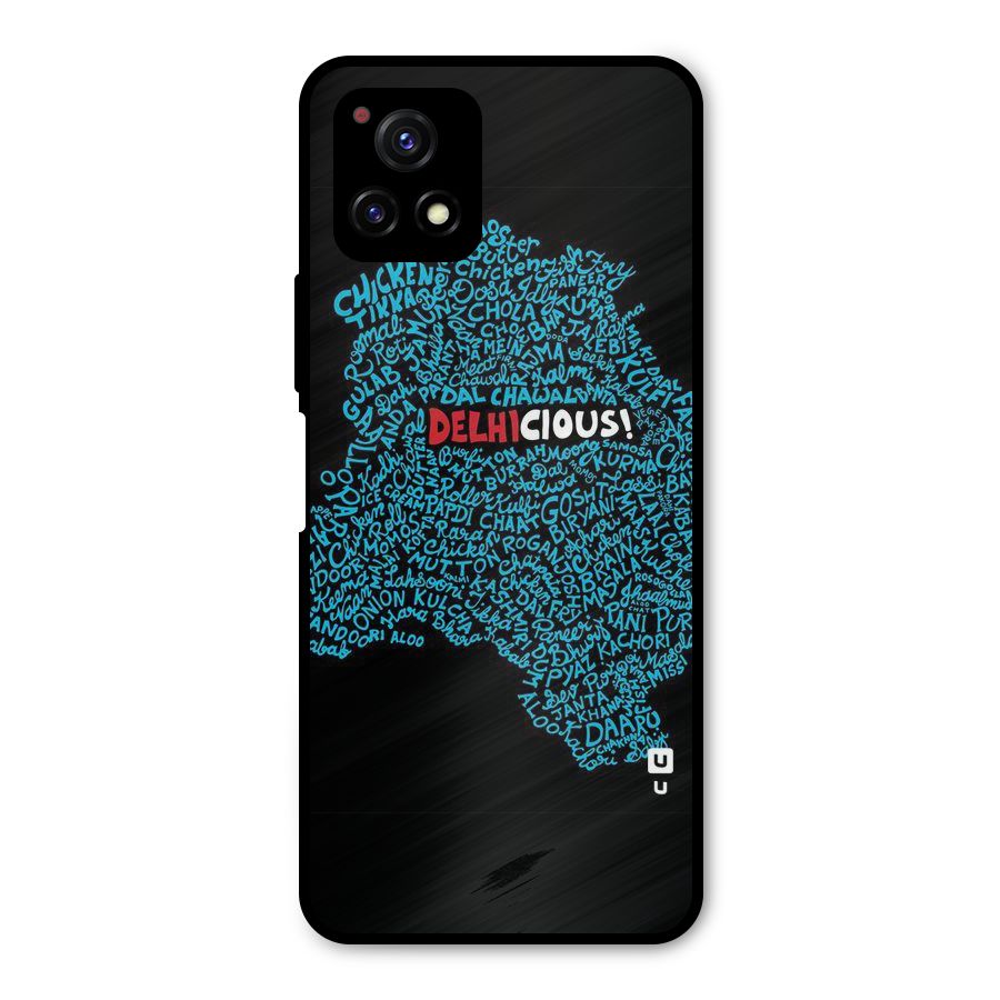Delhicious Metal Back Case for Vivo Y72 5G