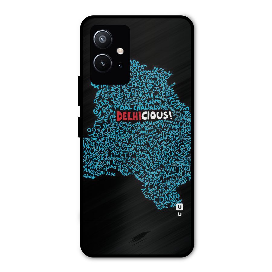 Delhicious Metal Back Case for Vivo Y75 5G