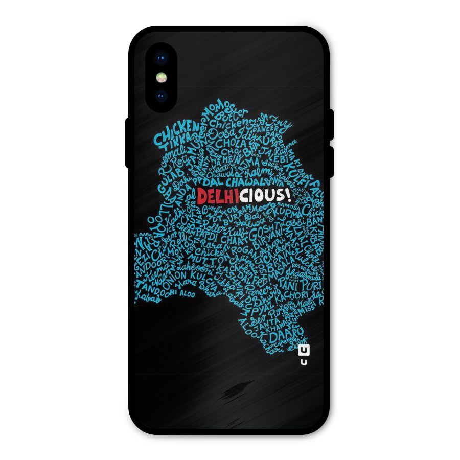 Delhicious Metal Back Case for iPhone X