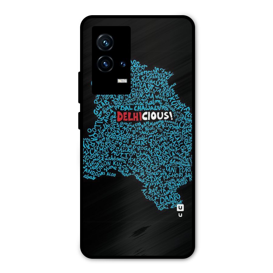 Delhicious Metal Back Case for iQOO 9 5G