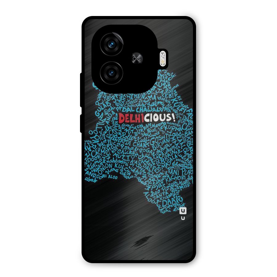 Delhicious Metal Back Case for iQOO Z9 Turbo