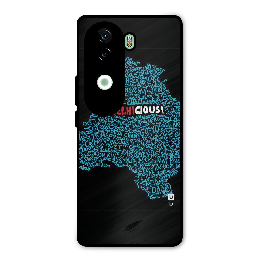 Delhicious Metal Back Case for iQOO Z9s