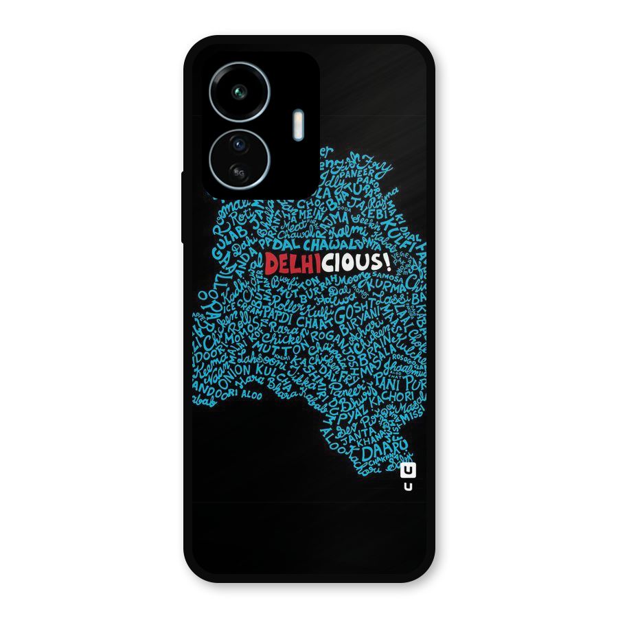 Delhicious Metal Back Case for vivo iQOO Z6 Lite 5G