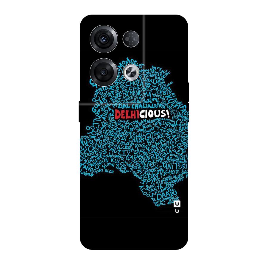 Delhicious Original Polycarbonate Back Case for Oppo Reno8 Pro 5G