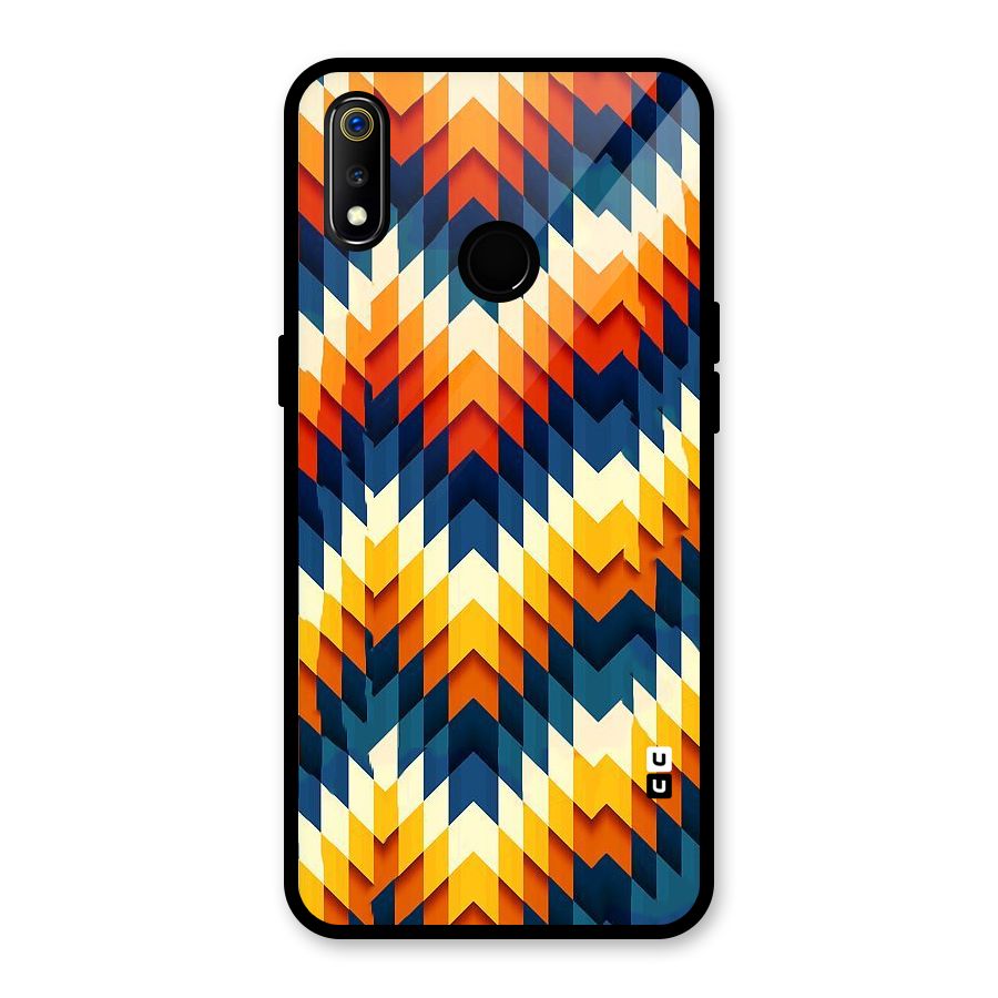 Delightful Design Glass Back Case for Realme 3i