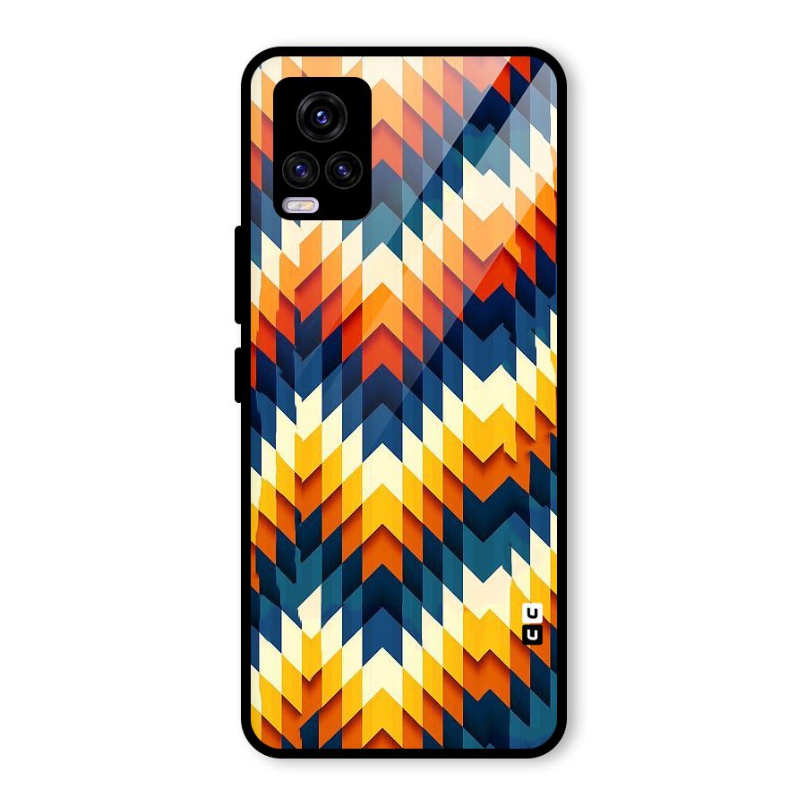 Delightful Design Glass Back Case for Vivo V20 2021