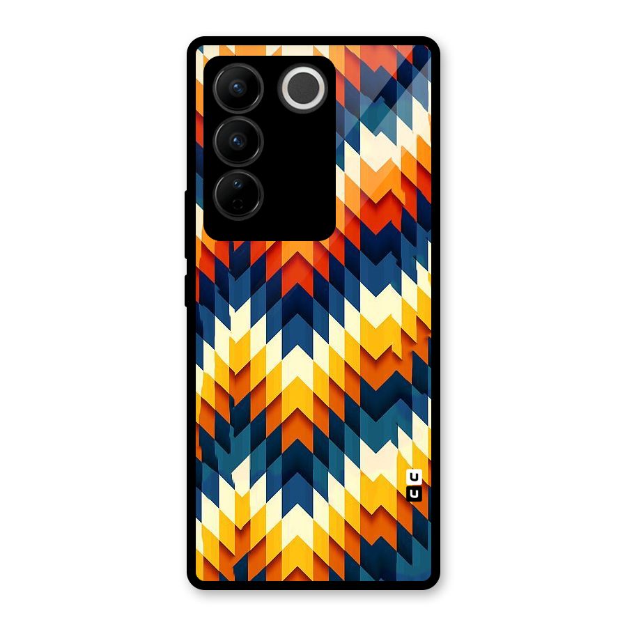 Delightful Design Glass Back Case for Vivo V27