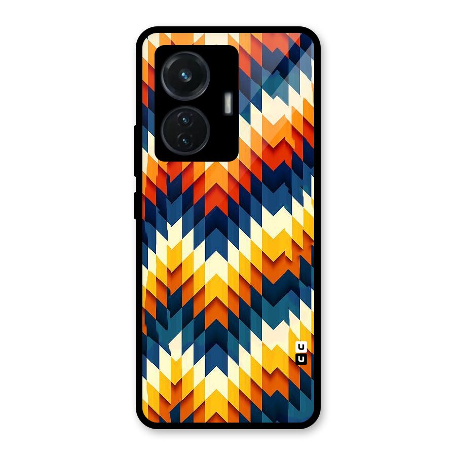 Delightful Design Glass Back Case for iQOO Z6 44W