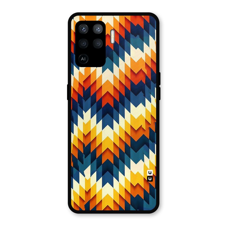 Delightful Design Metal Back Case for Oppo F19 Pro