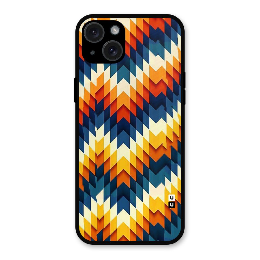 Delightful Design Metal Back Case for iPhone 15 Plus