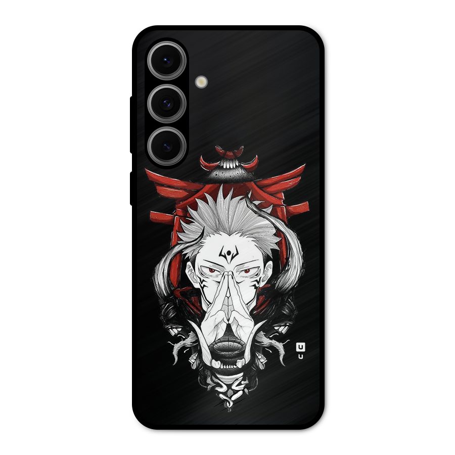 Demon King Sukuna Metal Back Case for Galaxy S24 FE