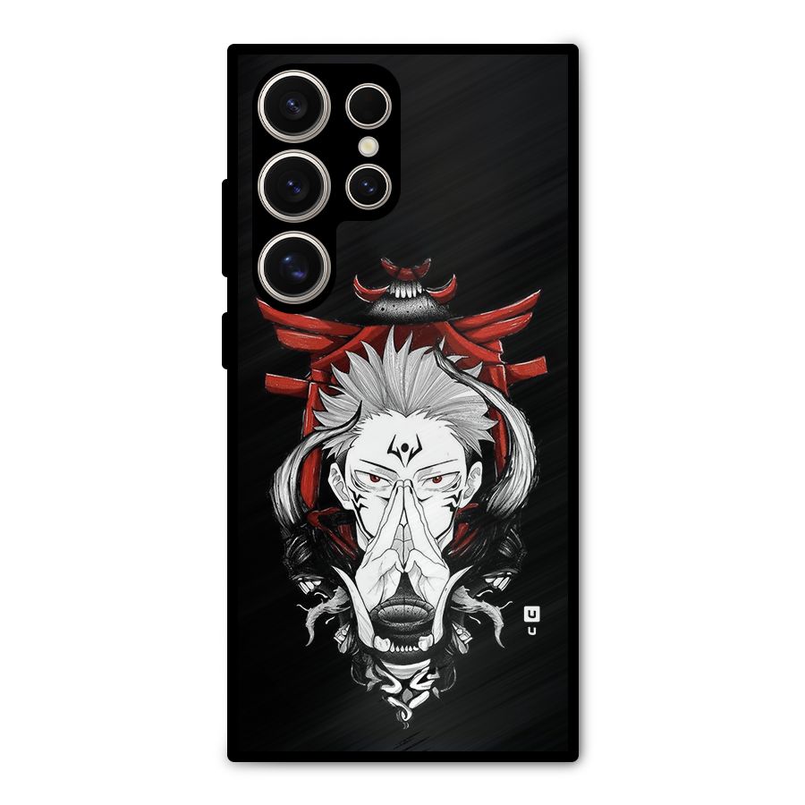 Demon King Sukuna Metal Back Case for Galaxy S24 Ultra