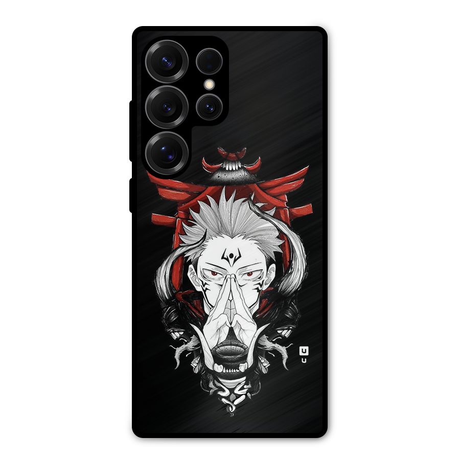 Demon King Sukuna Metal Back Case for Galaxy S25 Ultra