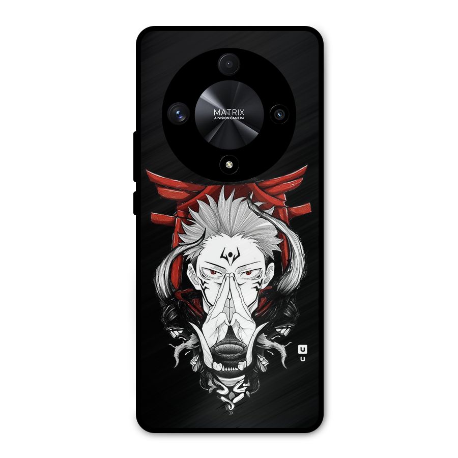 Demon King Sukuna Metal Back Case for Honor X9b