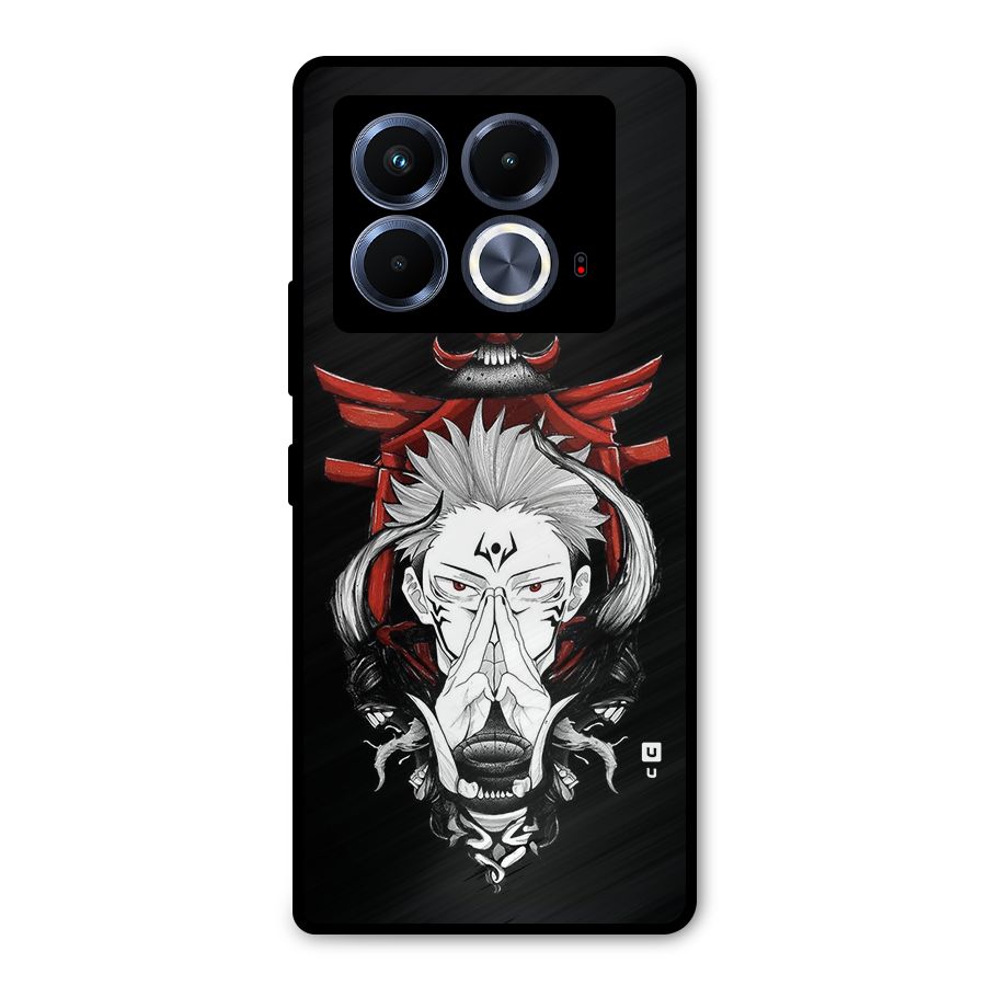 Demon King Sukuna Metal Back Case for Infinix Note 40 5G