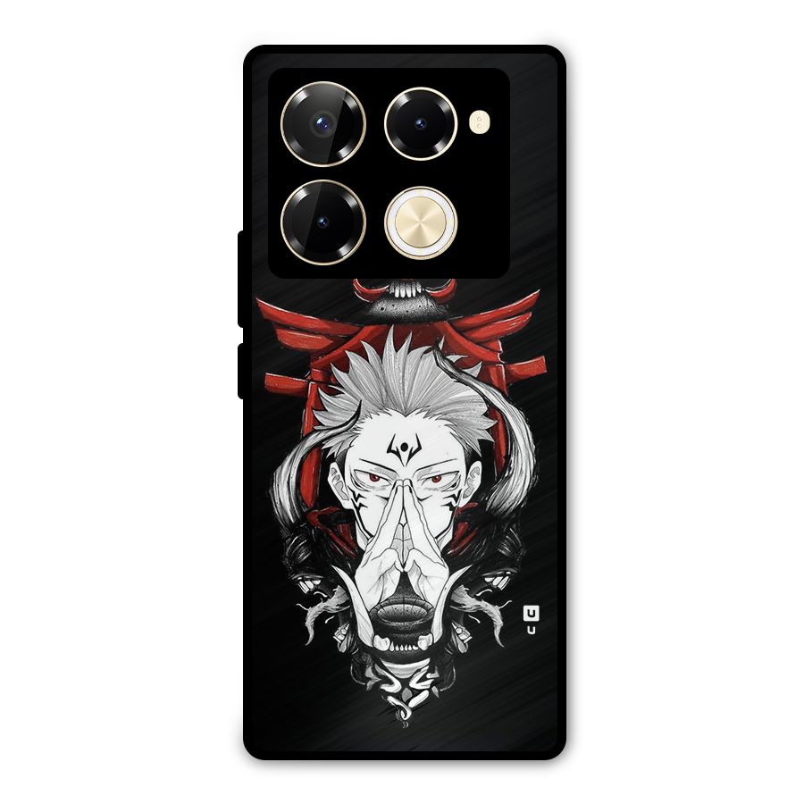 Demon King Sukuna Metal Back Case for Infinix Note 40 Pro Plus