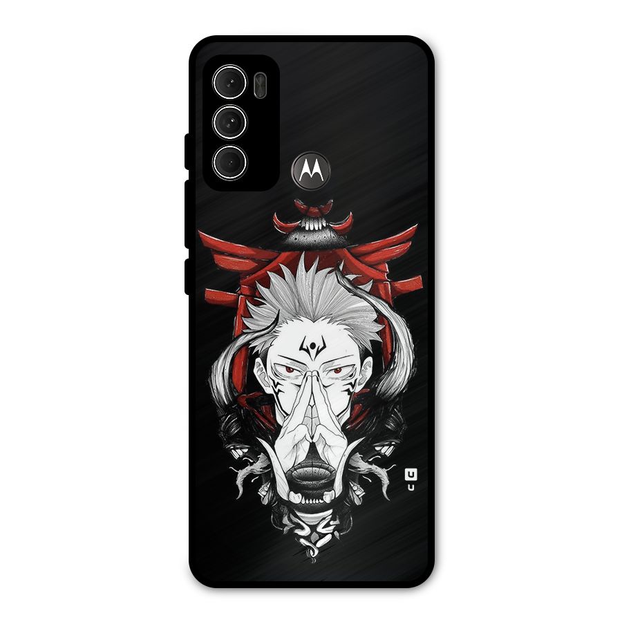 Demon King Sukuna Metal Back Case for Moto G60