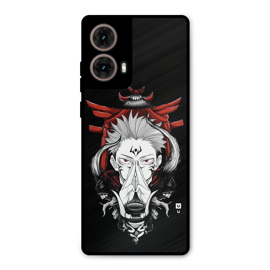 Demon King Sukuna Metal Back Case for Moto G85