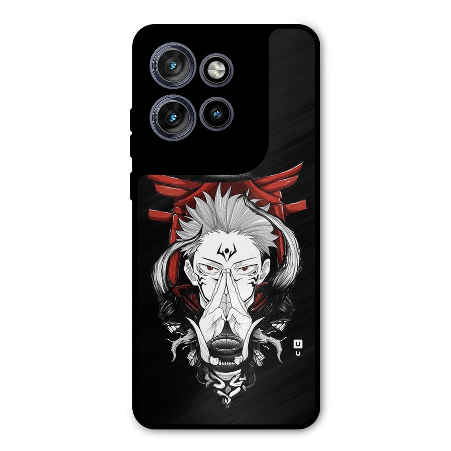 Demon King Sukuna Metal Back Case for Motorola Edge 50 Neo