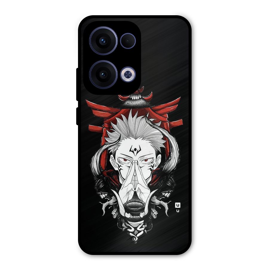 Demon King Sukuna Metal Back Case for Oppo Reno13