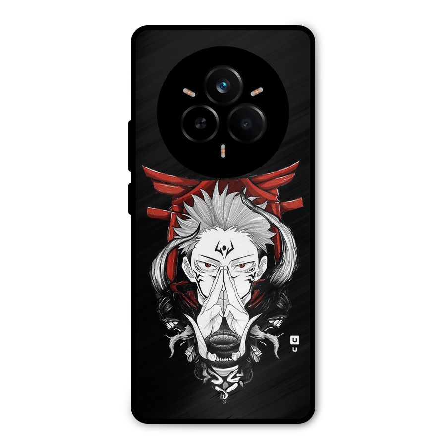 Demon King Sukuna Metal Back Case for Realme 14 Pro
