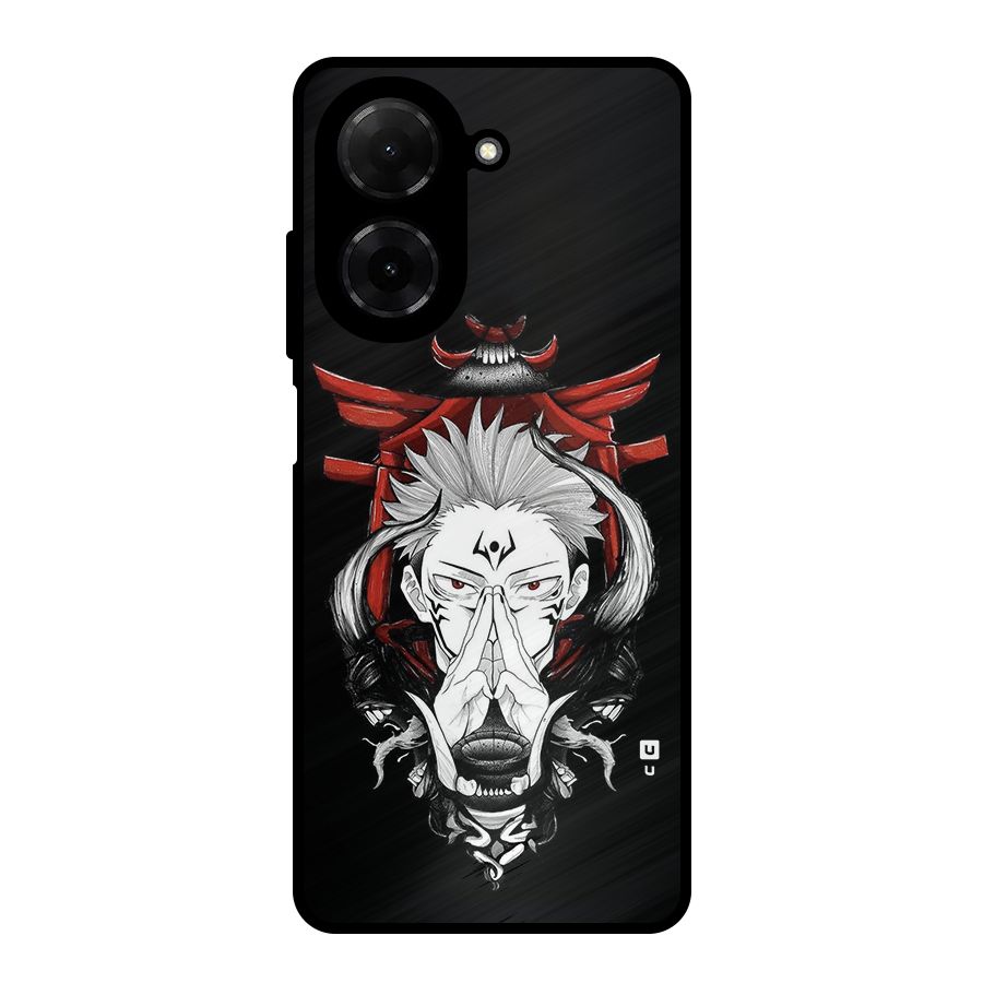 Demon King Sukuna Metal Back Case for Redmi A5 4G