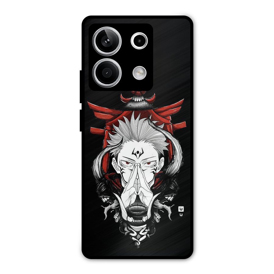 Demon King Sukuna Metal Back Case for Redmi Note 13 5G