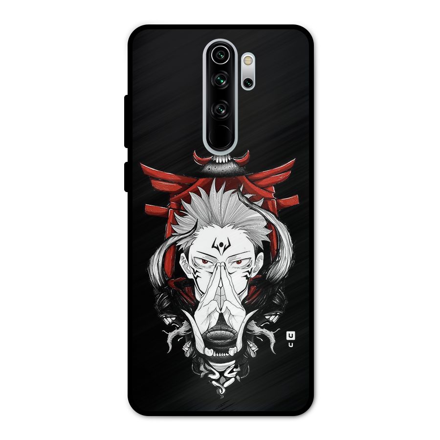 Demon King Sukuna Metal Back Case for Redmi Note 8 Pro