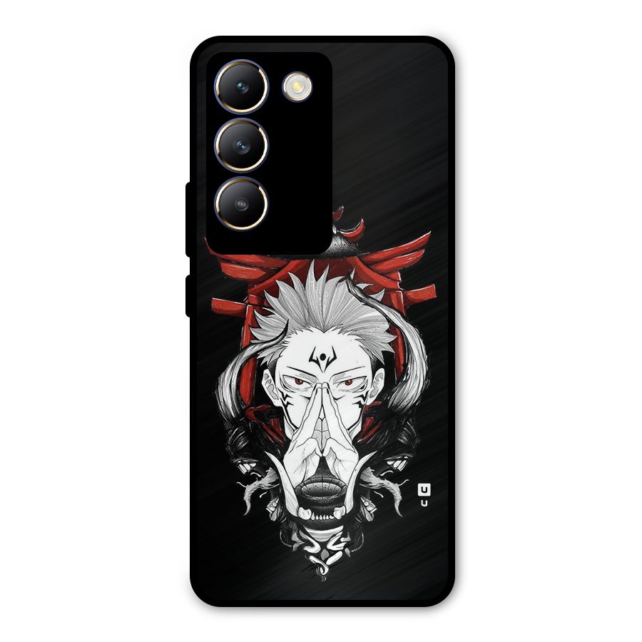 Demon King Sukuna Metal Back Case for Vivo T3 5G